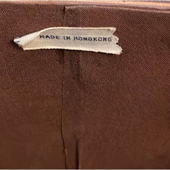 Mushroom Basket Purse Vintage Hand Painted Retro Kitsch Lined Made in Hong Kong - Picture 14 of 16